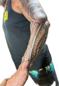 Tribal tattoo sleeve
