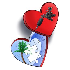 Puzzling heart box 