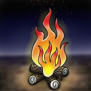 Campfire scene
