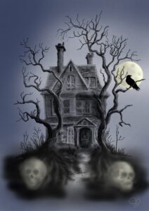 Vacant haunted house
