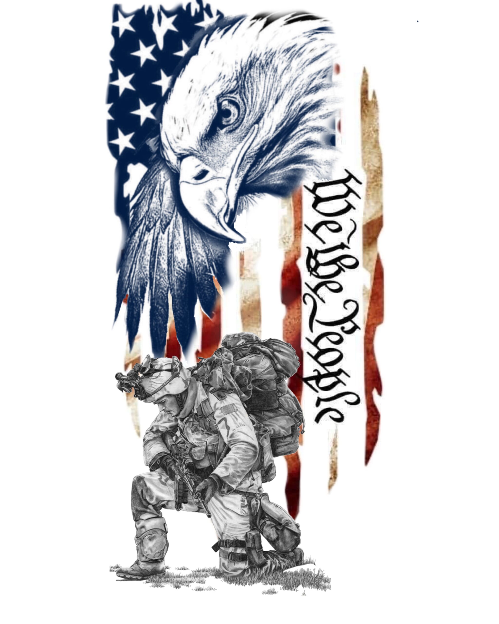 The start of a tattoo sleeve idea that will be built upon