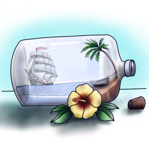 Ship in a bottle